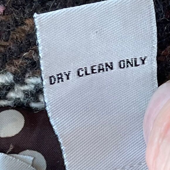 CAbi Kate Plaid Tweed Belted Jacket Style 730 Sz 8 - Picture 4 of 5